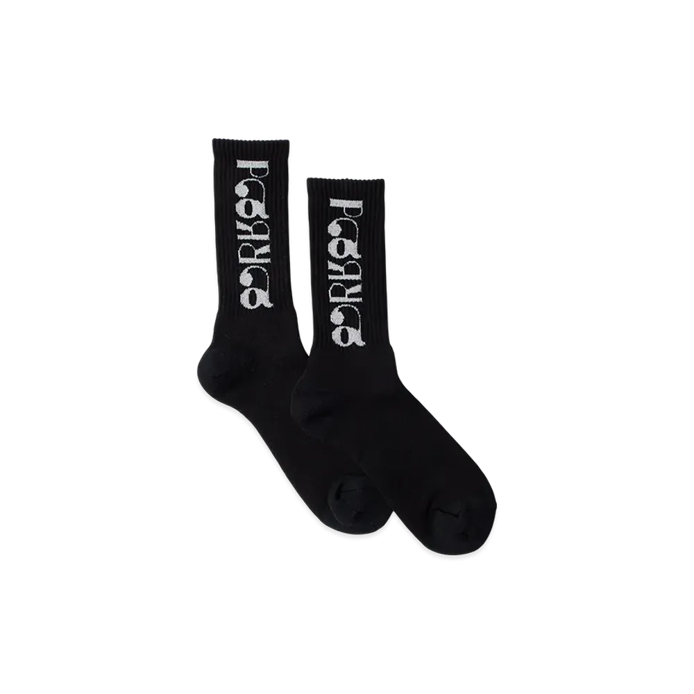 by Parra Tokyo Logo Crew Socks "Black"