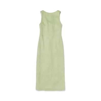 AURALEE Brushed Mohair Shaggy Dress "Light Khaki"