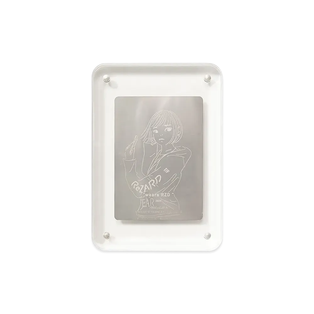 ReZARD × Masato Yamaguchi \ 【SNKRDUNK FLAGSHIP STORE限定】 x Ex.Trading Card Metal ver.1 Special Edition "SILVER"