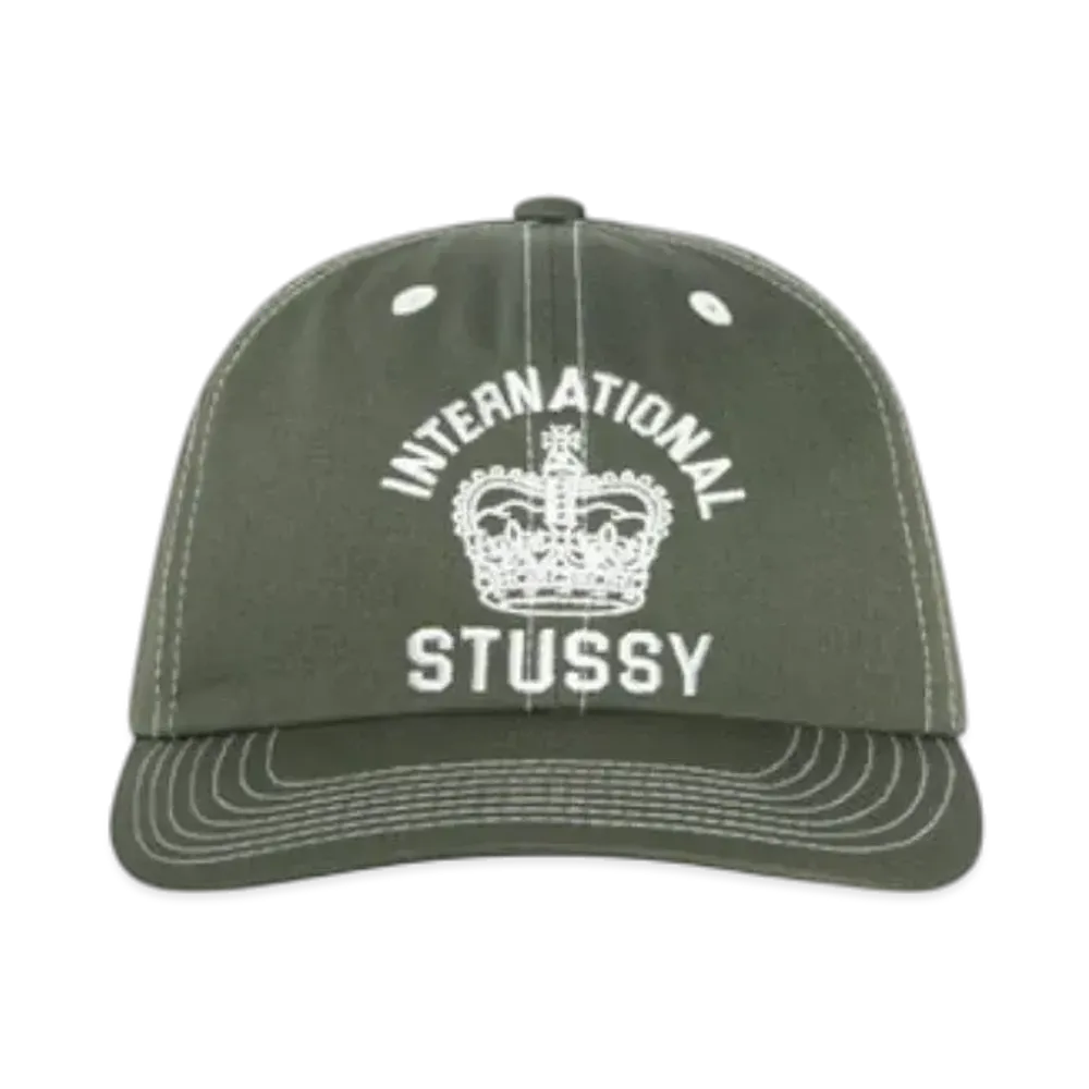 Stussy Mid-Depth International Crown Strapback "Dark Olive"