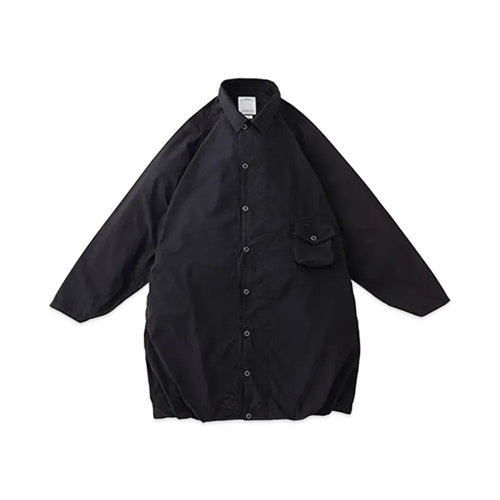 visvim FOUR WINDS COAT (C/SI) "Black"