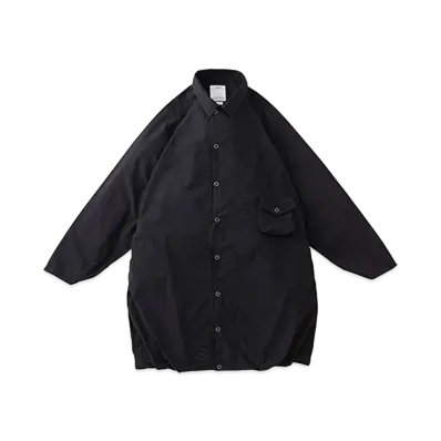 visvim FOUR WINDS COAT (C/SI) "Black"