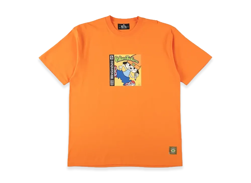 WIND AND SEA x Parappa The Rapper Parappa Cover Tee "Orange"
