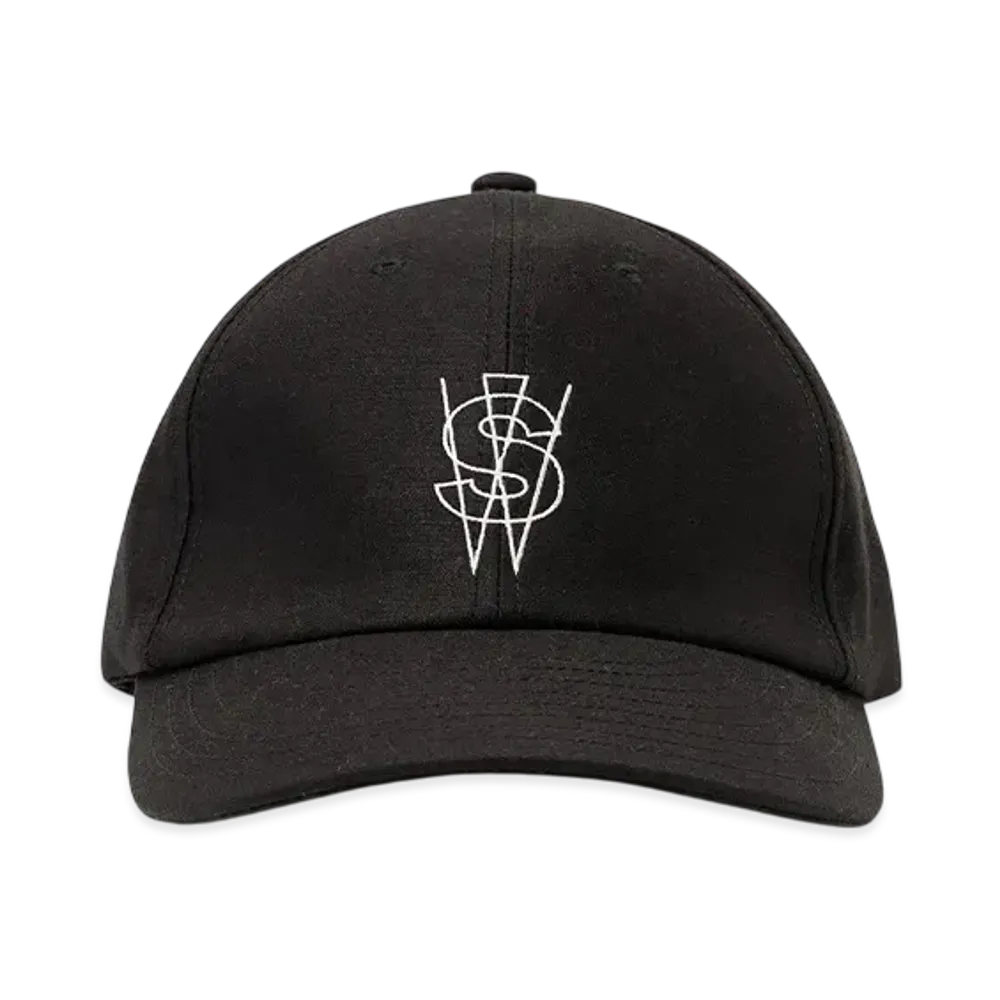 WTAPS x sacai Cotton Back Satin Cap 02 / Cap / Cotton Back Satin "Black"