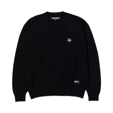 NEIGHBORHOOD Plain Crewneck Sweater "Black"