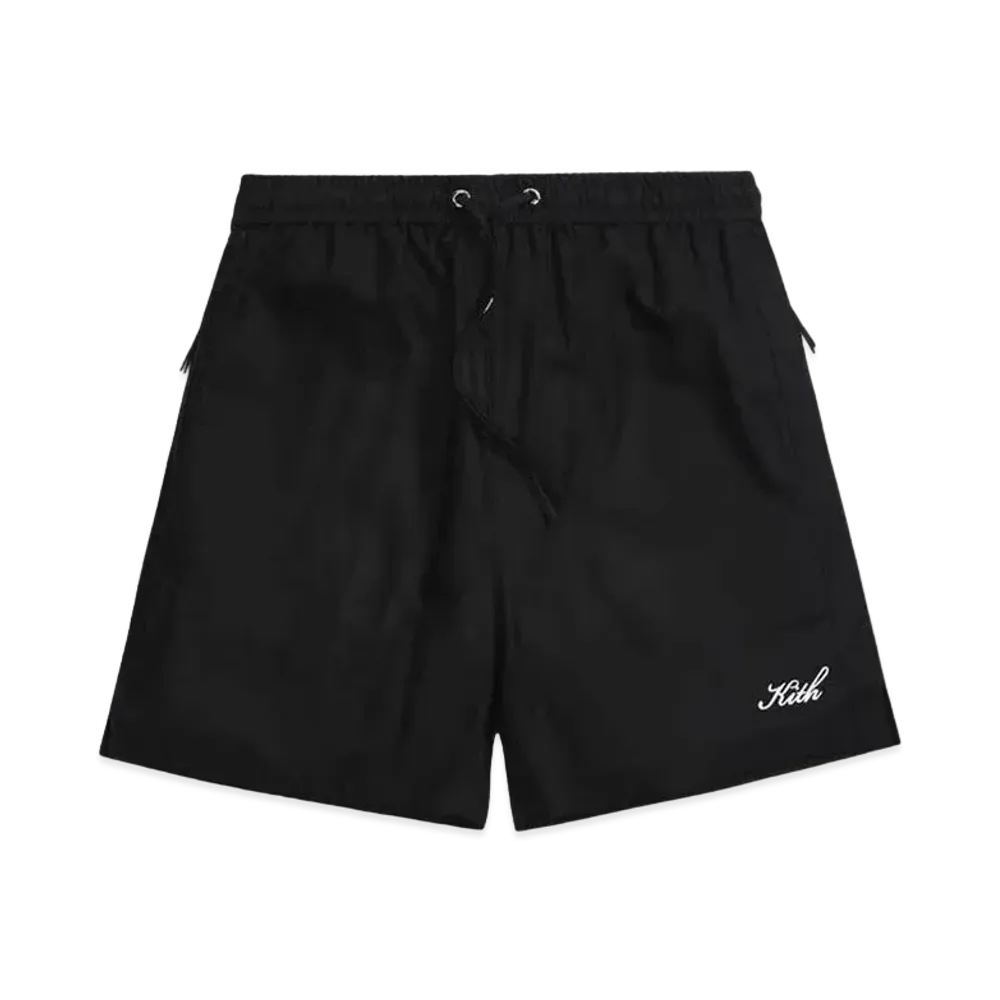 Kith Silk Cotton Active Short "Black"