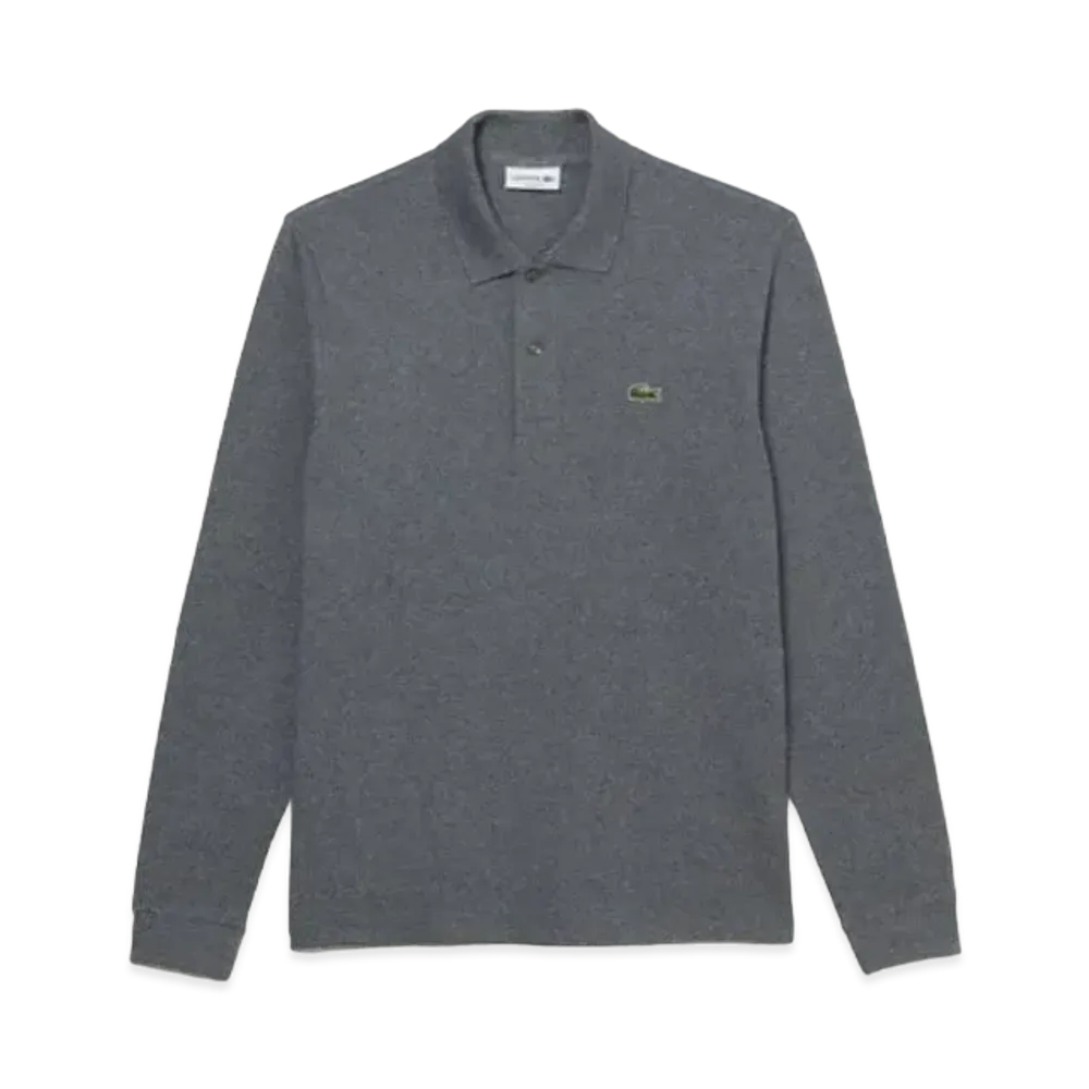 LACOSTE Long Sleep Color Polo Shirt L1313 "Mix Grey"