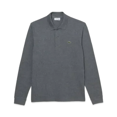 LACOSTE Long Sleep Color Polo Shirt L1313 "Mix Grey"