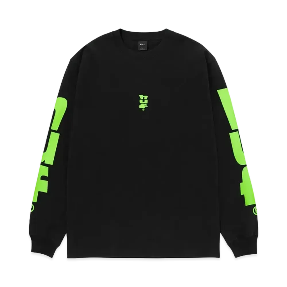 HUF Megablast Stretch Long Sleeve T-shirt "Black"
