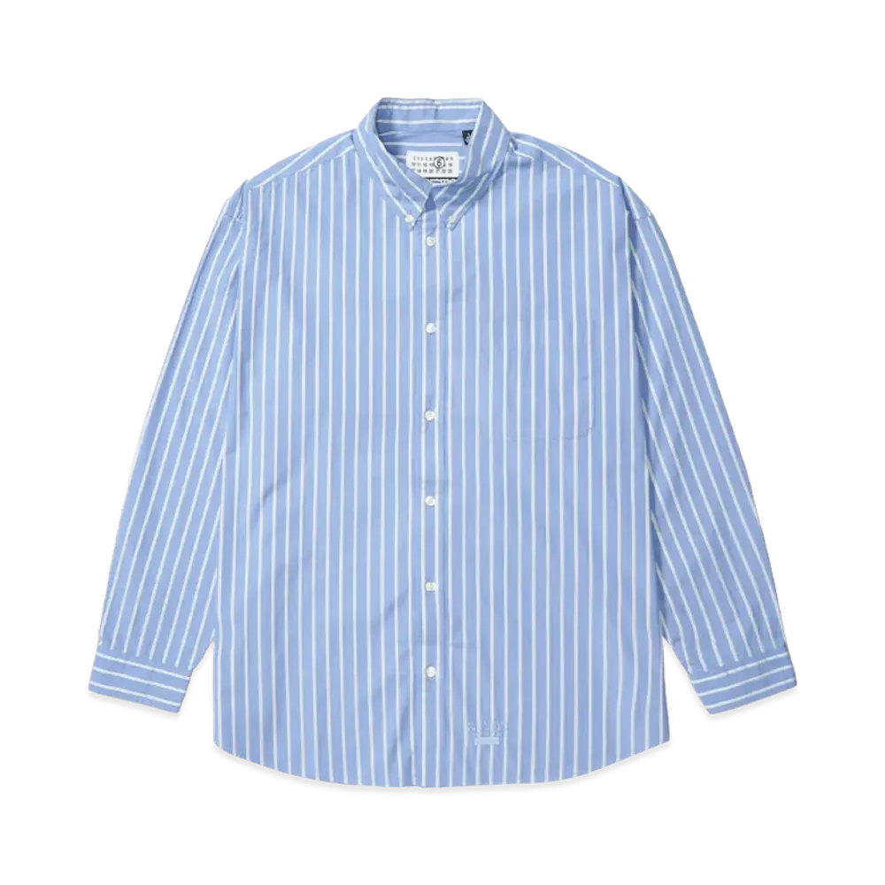 Supreme x MM6 Maison Margiela Stripe Shirt "Blue"