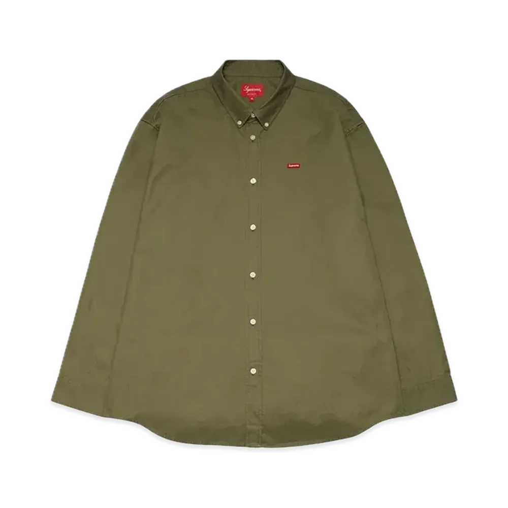 Supreme Small Box Shirt "Olive" (22FW)