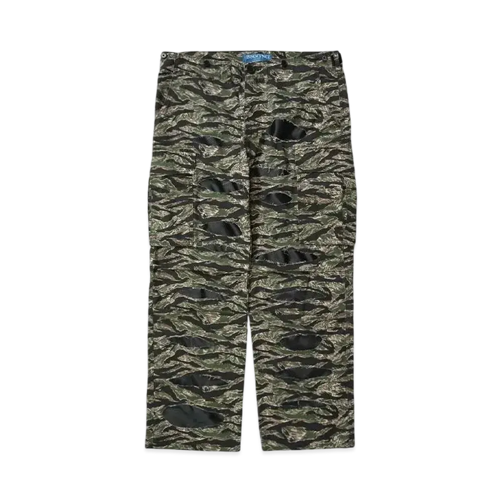 INNOCENCE NYC DESTROY CAMO CARGO PANTS "TIGER CAMO"