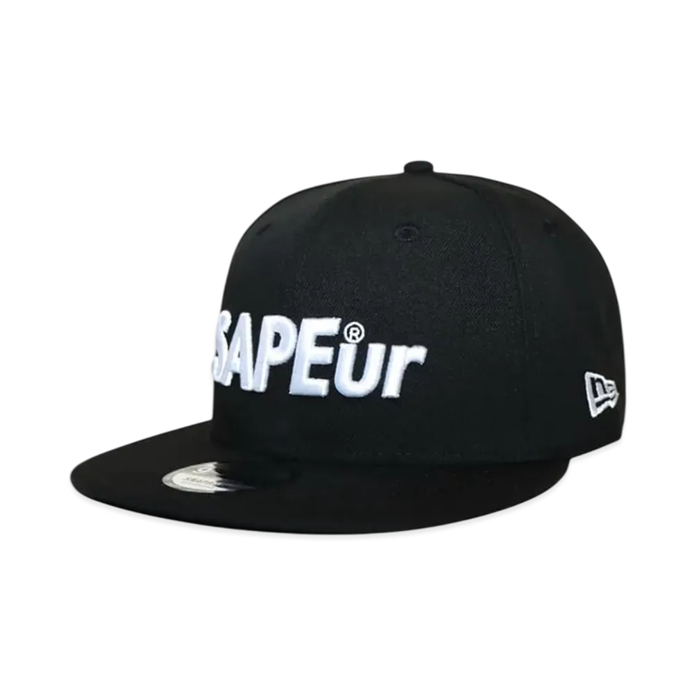 SAPEur x NEW ERA Snapback Cap "Black"