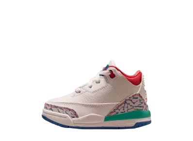 Nike TD Jordan 3 Retro "Chalk/True Blue"
