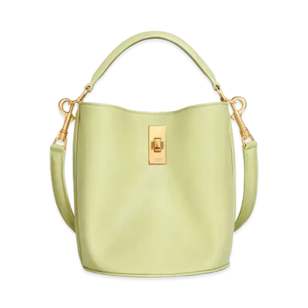 CELINE Teen Bucket 16 In Smooth Calfskin "Light Jade"