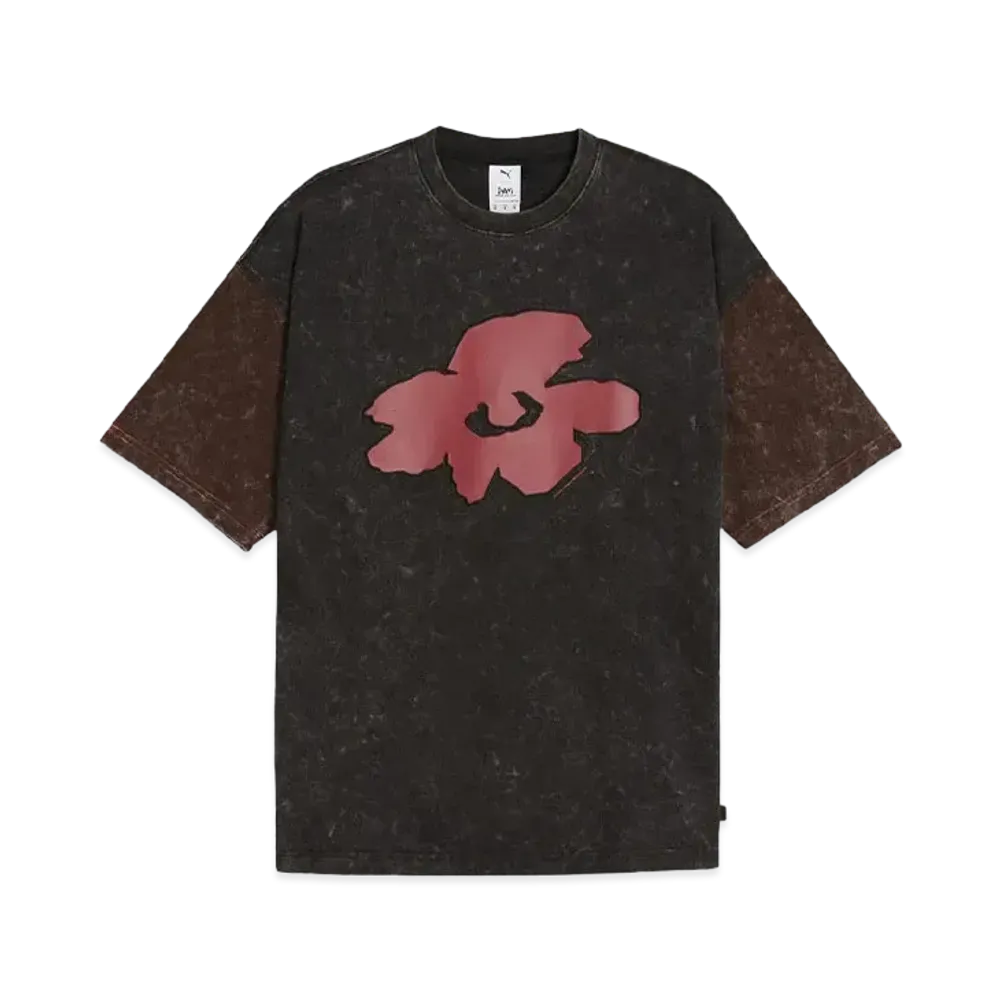 PUMA x P.A.M. CONTRAST TEE "PUMA BLACK"