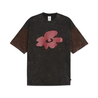 PUMA x P.A.M. CONTRAST TEE "PUMA BLACK"