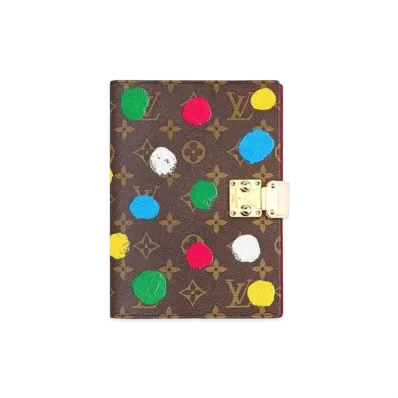 Louis Vuitton x Yayoi Kusama Paul Notebook Cover Painted Dots "Multicolore"