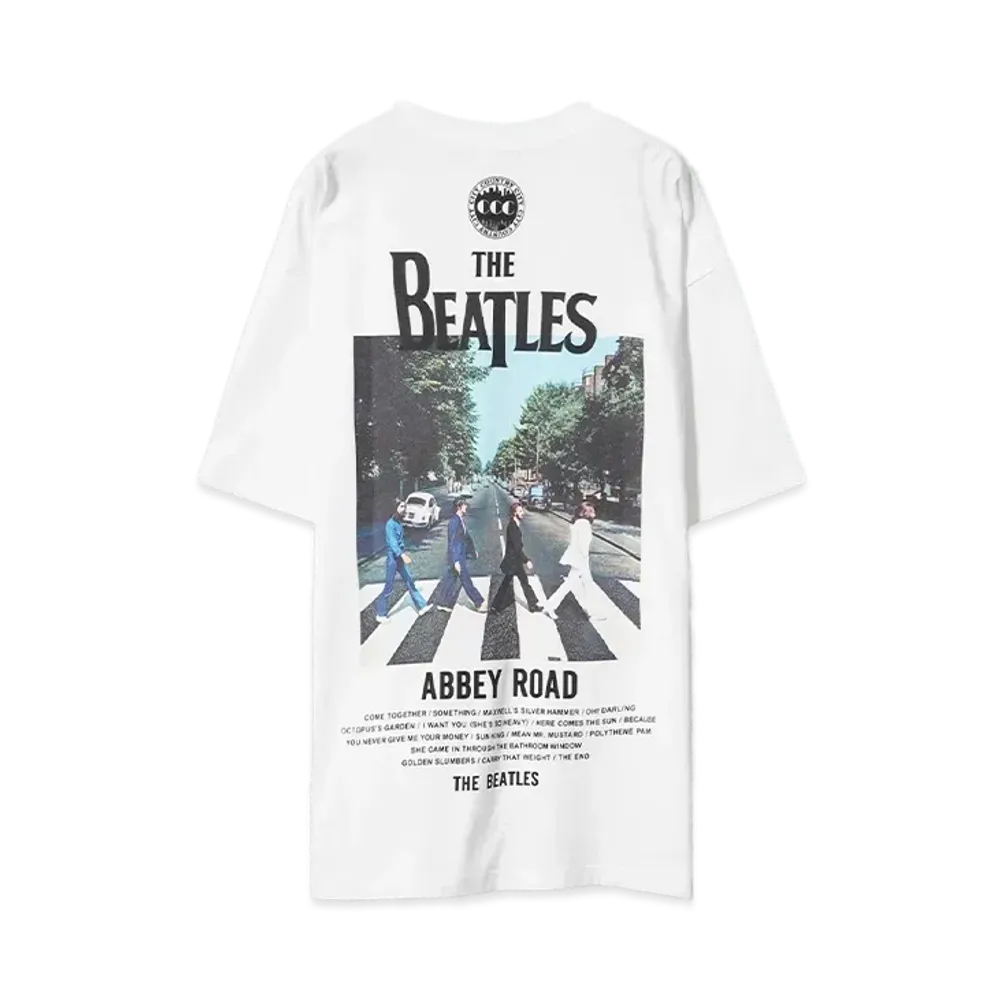 THE BEATLES x CITY COUNTRY CITY COTTON T-SHIRT_001 "WHITE"