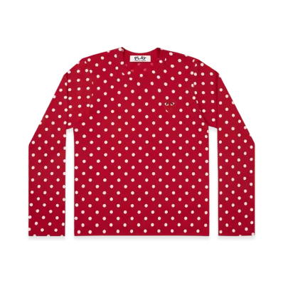 PLAY COMME des GARCONS Polka Dot T-Shirt Ladies "Red/White"