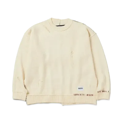 NEIGHBORHOOD Savage Crewneck Sweater "Ivory"