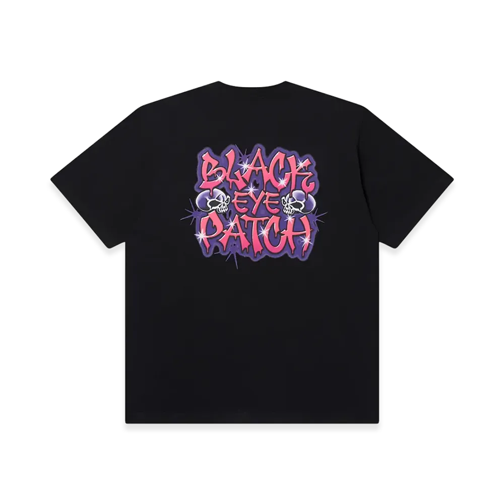 BlackEyePatch Crossbones Small Og Graffiti Tee "Black"