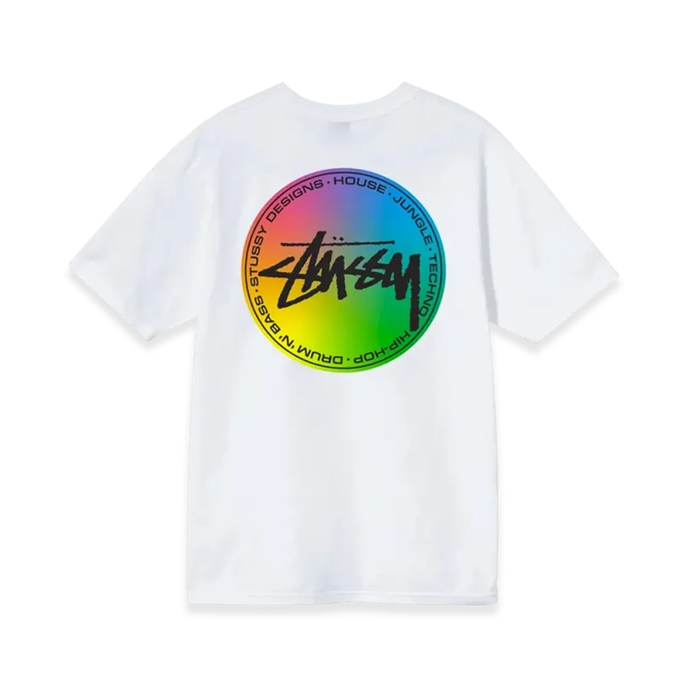 Stussy Dot Mix Tee "White"