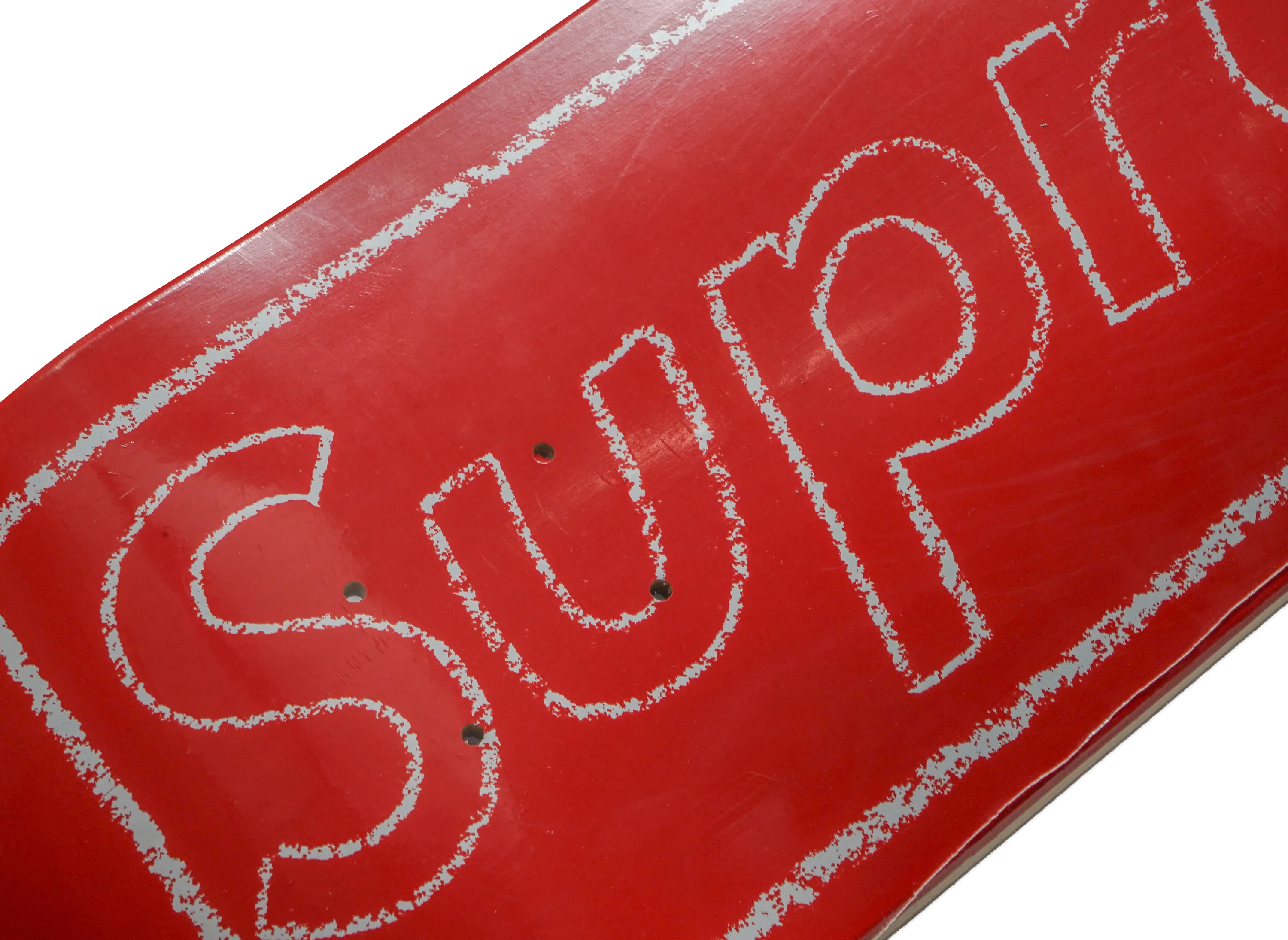 Supreme x KAWS Chalk Logo Skateboard 