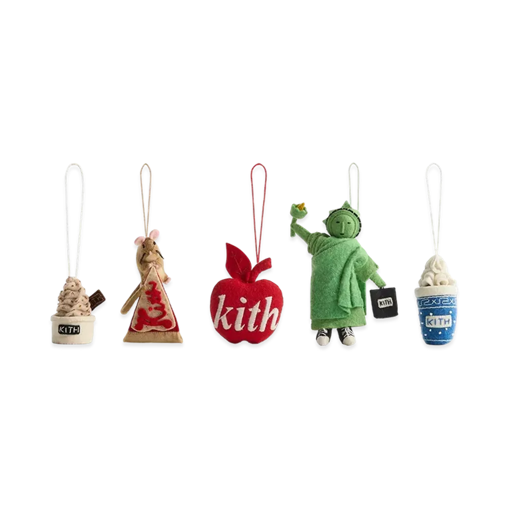 Kithmas for Craftspring NYC Ornament Set "Multi"