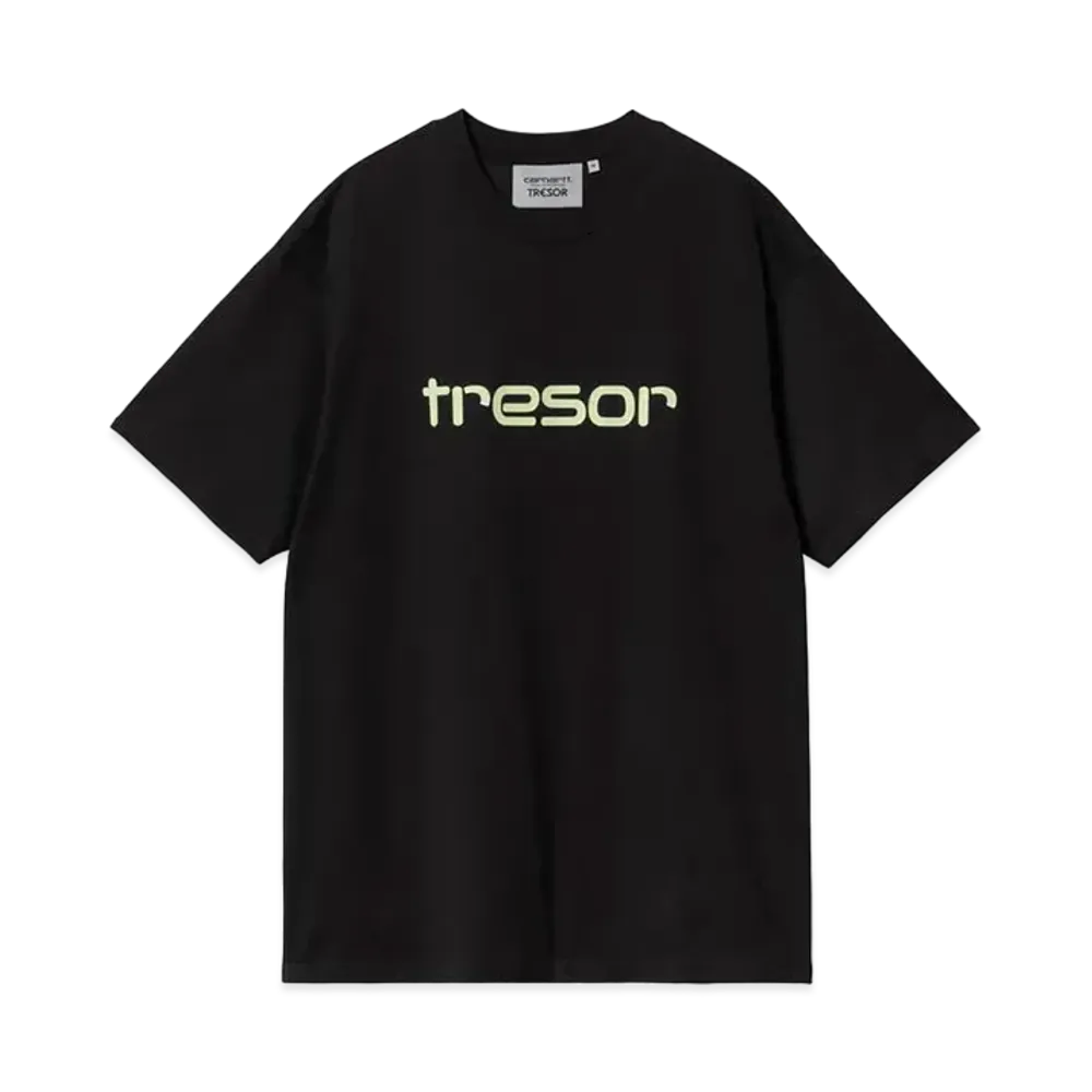 Carhartt WIP x TRESOR Techno Alliance S/S T-Shirt "Black/Glow Green"