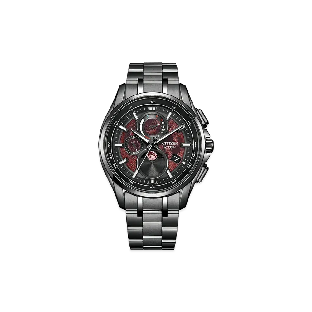 CITIZEN Attesa Black Titanium Series 41.5mm "Black/Red"