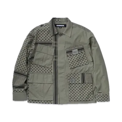 NEIGHBORHOOD PT Shemagh Fatigue Jacket "Olive Drab"