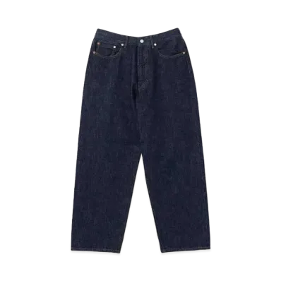 BEAMS Wide Fit Denim Pants "Fade Black"