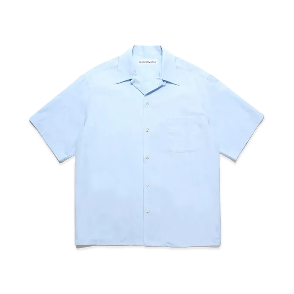 WACKO MARIA x Soktas Open Collar Shirt "Blue"