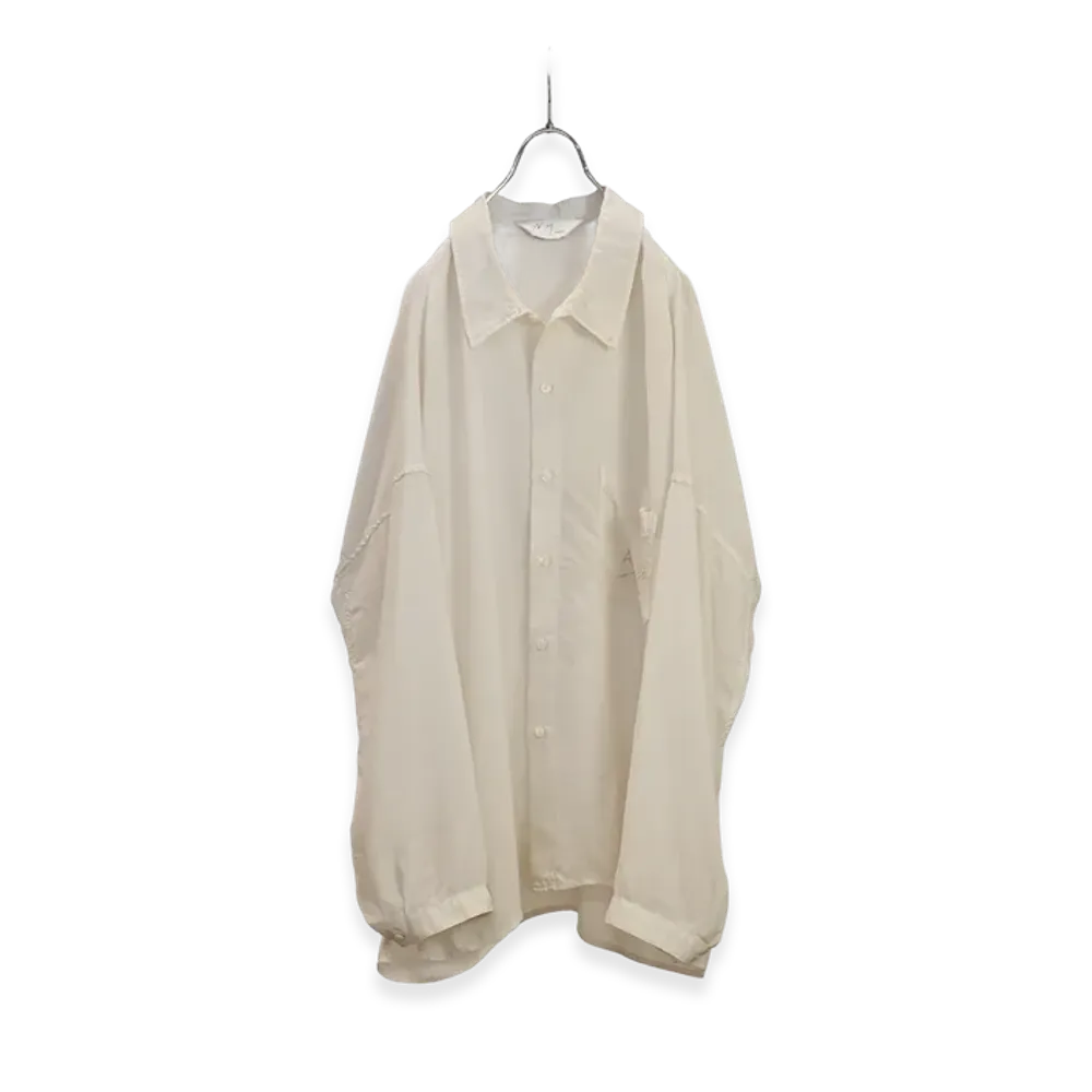 ANCELLM Embroidered Souvenir Shirt "White"