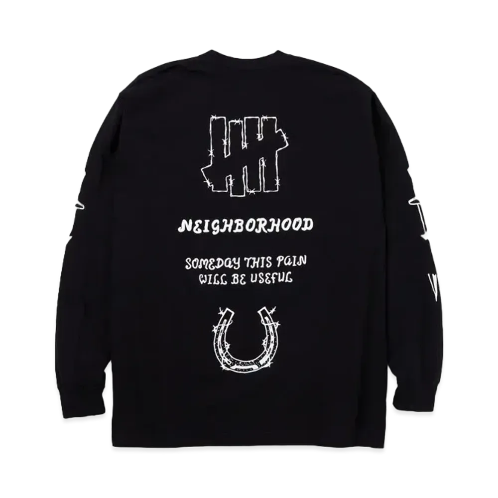 NEIGHBORHOOD UNDEFEATED NHUF / C-TEE . LS "Black"