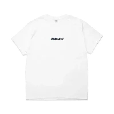 UNDEFEATED HOLOGRAPHIC LOGO S/S TEE - 180086 "White"