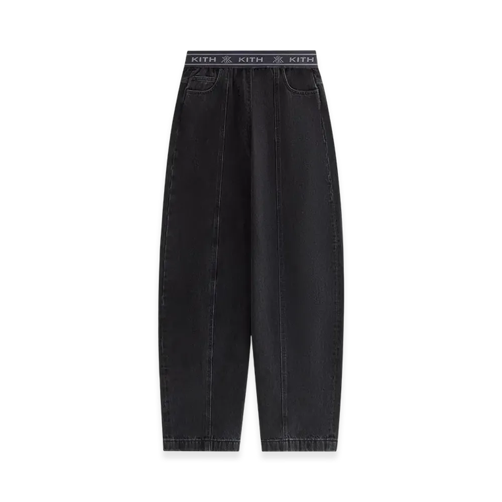 Kith Women Dana Logo Denim Pant "Xavier Wash"