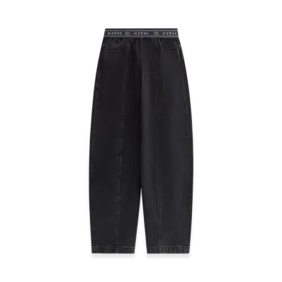 Kith Women Dana Logo Denim Pant "Xavier Wash"
