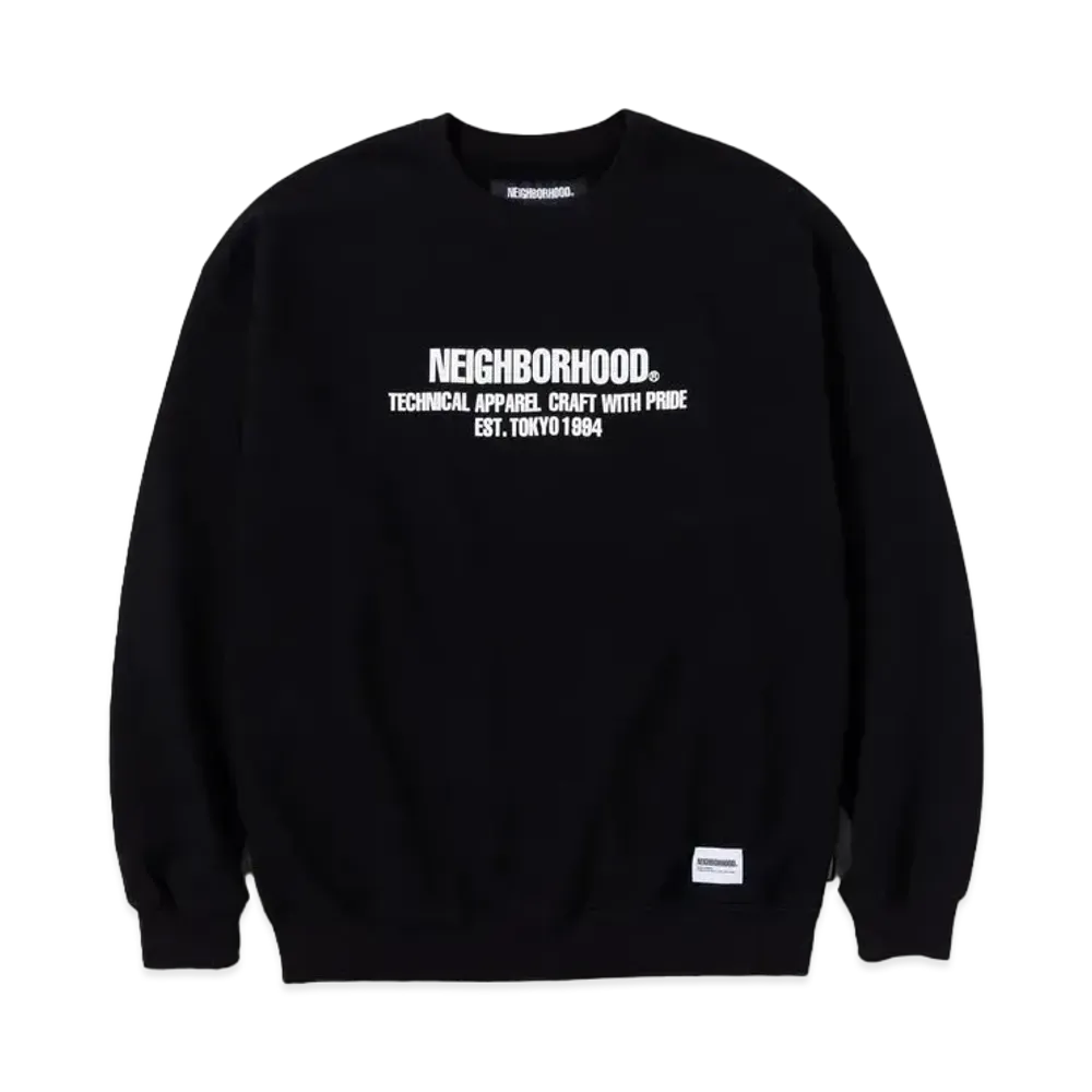 NEIGHBORHOOD Classic Sweatshirt LS "Black"