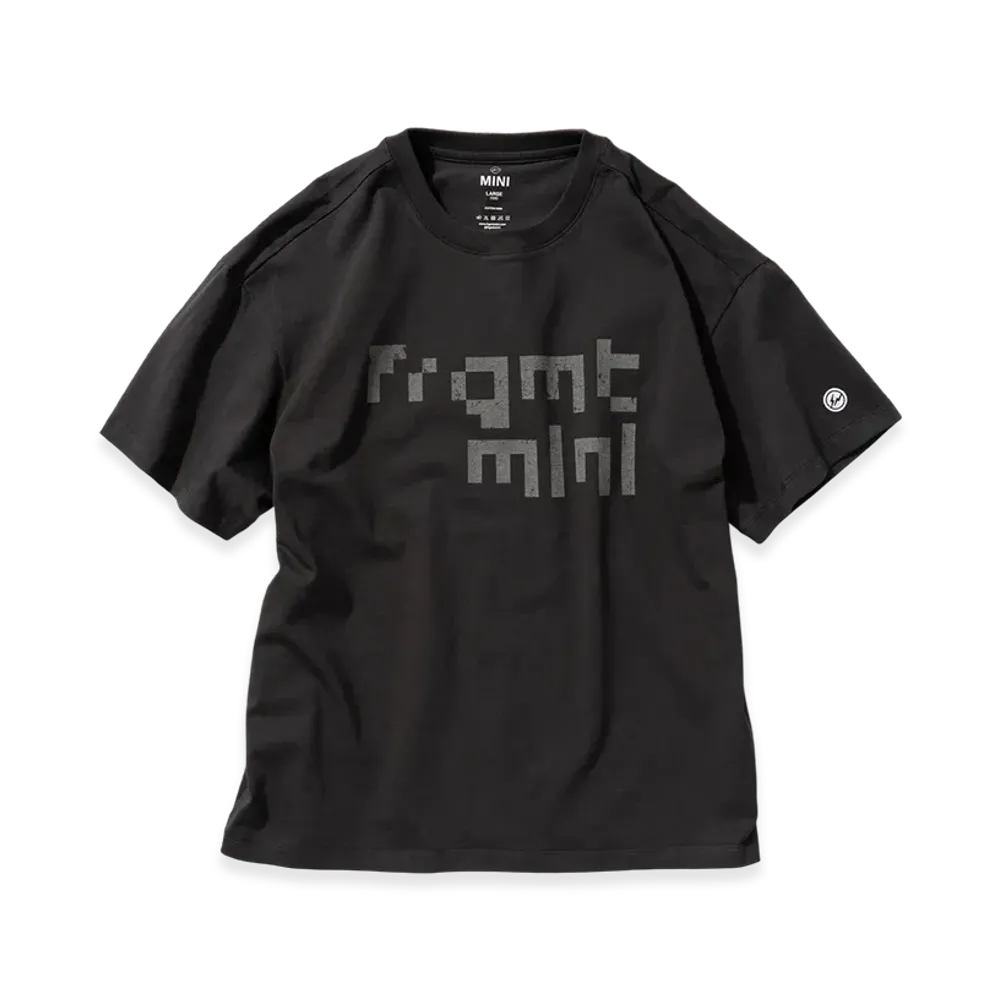 FRGMTMINI Pixel Logo T-Shirt "Charcoal"