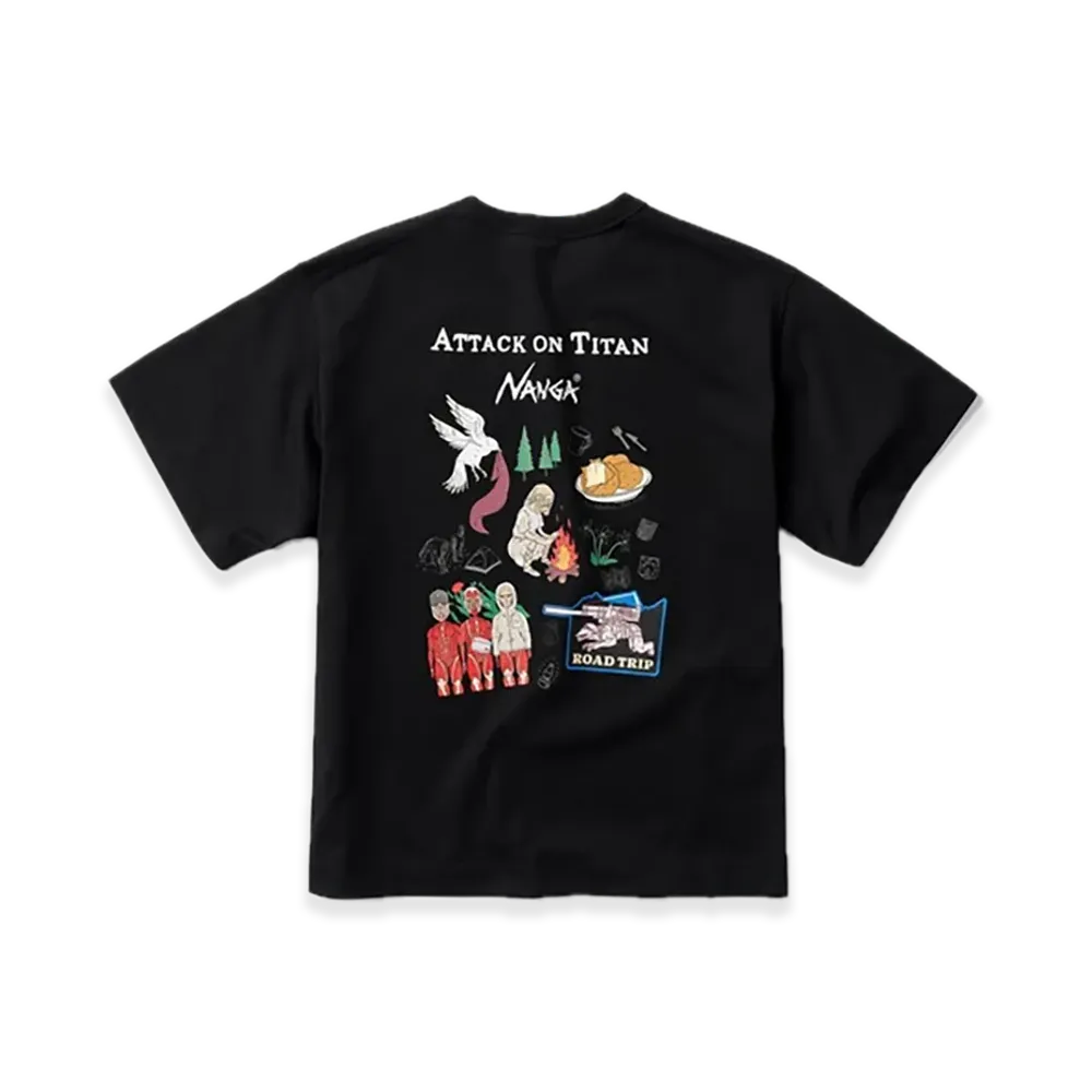 NANGA x Attack on Titan Tee "Black"