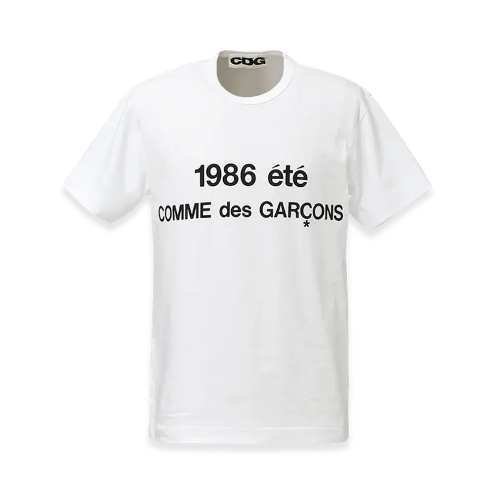 COMME des GARCONS CDG 1986 Ete T-Shirt 