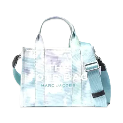 Marc Jacobs The Tie Dye Mini Tote Bag "Blue Multi"
