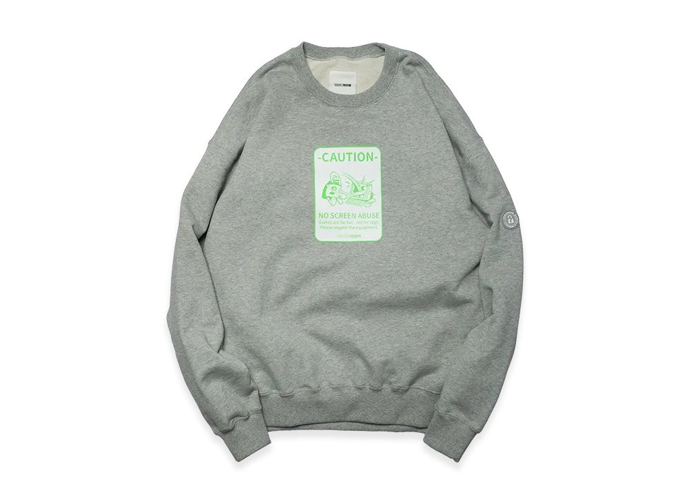 VAULTROOM Caution Crewneck "Gray"