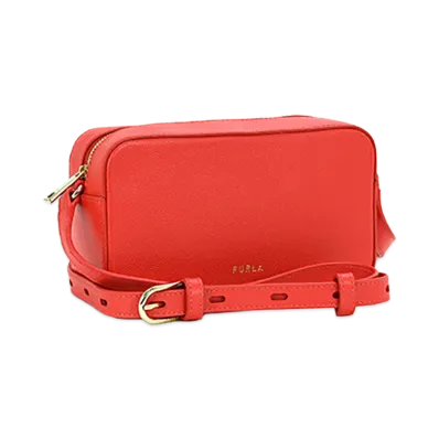 FURLA Women's Shoulder Bag Block Mini Crossbody "Fuoco"