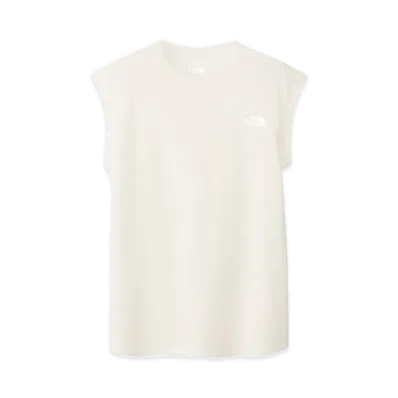 The North Face French Sleeve Long Hem Tee "Grayish White"