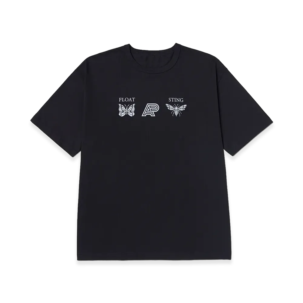 NEEDLES x Albino & Preto T-Shirt - A&P Needles Stack Logo "Black"