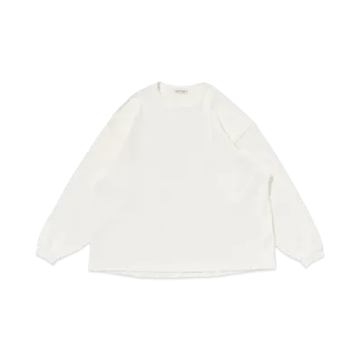 Graphpaper Oversize Longsleeve C "White"