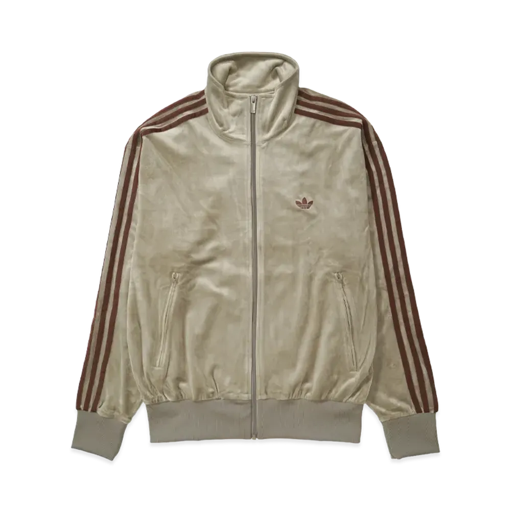 adidas Firebird Velour Track Top "Clay"